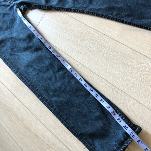 All Saints Dark Blue Straight Leg Jeans - Picture 12 of 12